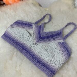 Sleepy Jane show crochet cotton bralette top